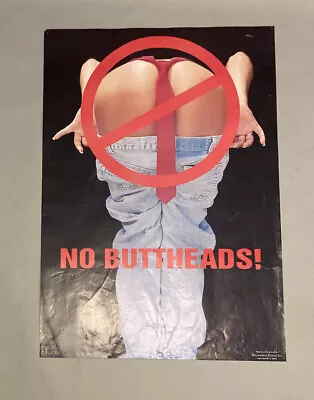 Vintage Poster: No Butthead By Sam Maxwell • $24.23