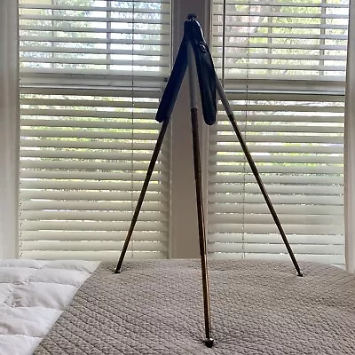 Vintage Travel Tripod In Case Telescoping  Bilora  Perfect No.77 Made In Germany • $42.99