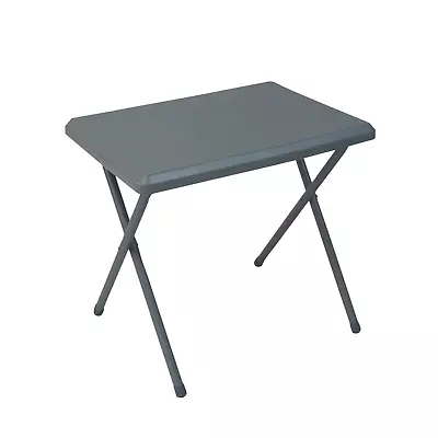 Folding Camping Low Table Quest Leisure Fleetwood Grey Plastic Outdoors Picnic • £18.25