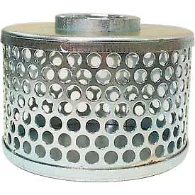 2   FNPT Plated Steel Round Hole Strainer Apache Hose & Belting Co. Inc 70000504 • $30.70