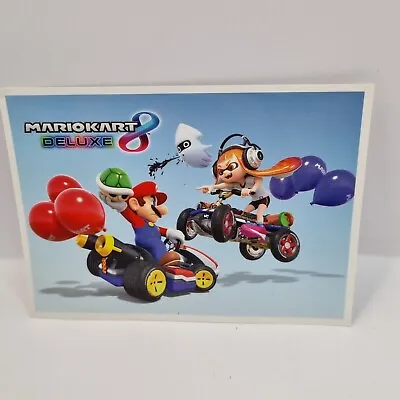 Rare Club Nintendo Mario Kart 8 Deluxe Postcard - Cant Find It Anywhere Online! • $19.99