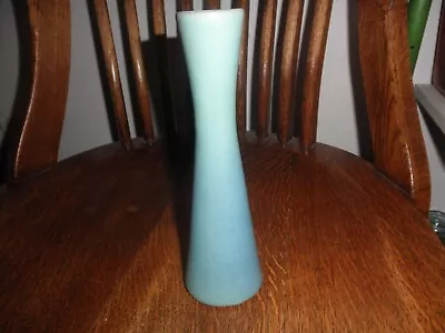 Van Briggle Pottery Bud Vase Mcm 8” Tall Matte Green • $25