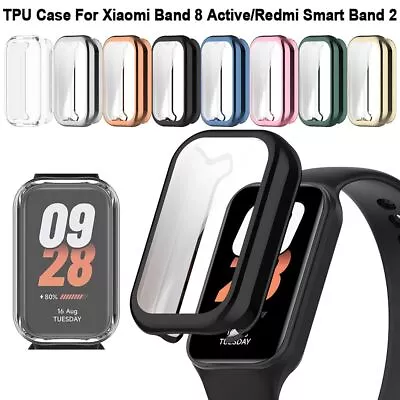 Smart TPU Case Protective Shell For Xiaomi Band 8 Active/Redmi Smart Band 2 • $5.46