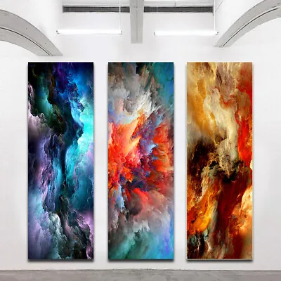 Canvas Prints Painting Modern Abstract Colorful Clouds Wall Art Poster Pictures • $27.99