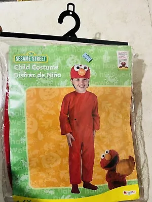 Brand New! Disguise 2005 Sesame Street Elmo Halloween Costume Size 4-6X Jumpsuit • $7.99