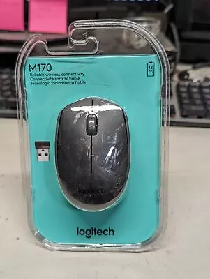 Logitech M170 Wireless Mouse For PC Mac Laptop With USB Mini Receiver - Black • $8.95