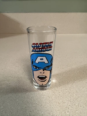 $10 • Buy Marvel Comics Captain America Tall Shooter Shot Glass