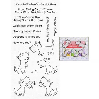 My Favorite Things - Clear Stamps - Pups & Kisses • £19.38