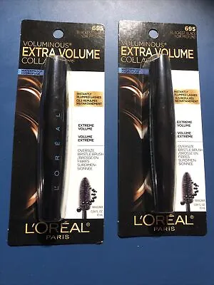 L'Oreal Paris Voluminous Extra-Volume Collagen Mascara Blackest Black #695 (2pk) • $18.95