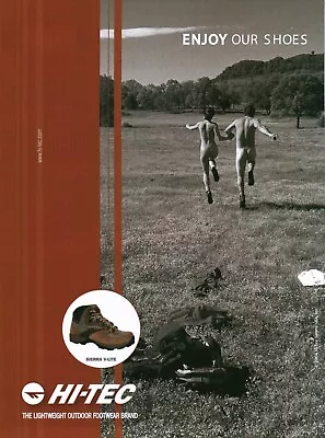 £17.81 • Buy 2004 Print Ad - Sierra V-lite Hi-tec Boot Ad - Naked Couple Skipping In A Field