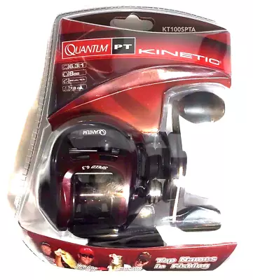 Quantum Kinetic KT100SPTA Baitcast Fishing Reel Right-handed FREE SHIPPING  • $119.99