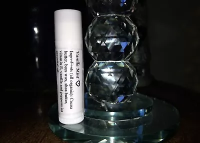 Organic Chapstick Vanilla Mint • $2