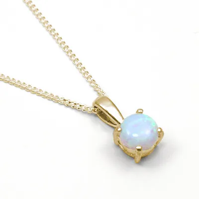 $211.31 • Buy Pendant Unicorn Tear Opal 1ct 4 Claw Set In 9ct Gold Fully UK Hallmarked 