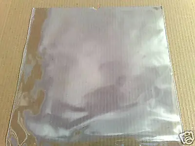 25 7  PVC 'CLEAR' STRONGEST RECORD SLEEVES / COVERS - 180 Micron FREE DELIVERY • £5.16