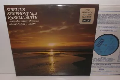 SPA 122 Sibelius Symphony No.5 & Karelia Suite LSO Alexander Gibson  HP TAS List • £9.99