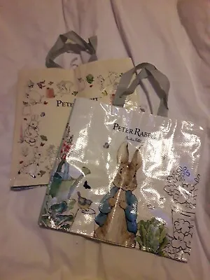 NEW TESCO Peter Rabbit Beatrix Potter SHOPPING BAGS X 4 • £9.99