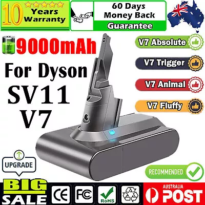 9000mAh For Dyson V7 All Series Battery SV11 Animal V7 Motorhead V7 Absolute  AU • $30.99