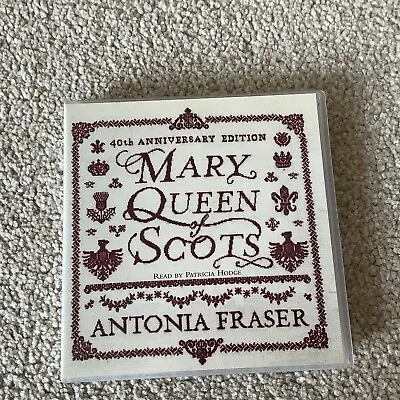 Mary Queen Of Scots Antonia Fraser - Audio Book CD • £4