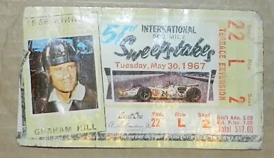 1967 1984 1985 1986 1987 1988 1989 Indy 500 TICKET Stubs - Choose From 10 • $5