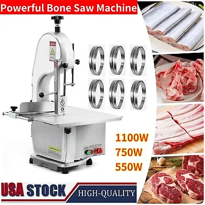 1100W/550W Professional Electric Meat Bone Saw Meat Bone Cutting Band Machine • $342