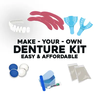 Make-Your-Own Denture Kit (Easy And Affordable) • $91