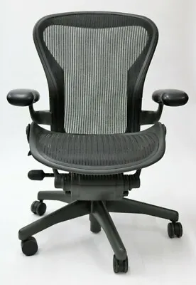 £352.61 • Buy Herman Miller Aeron Classic  Mesh Office Desk Chair Size B Basic 