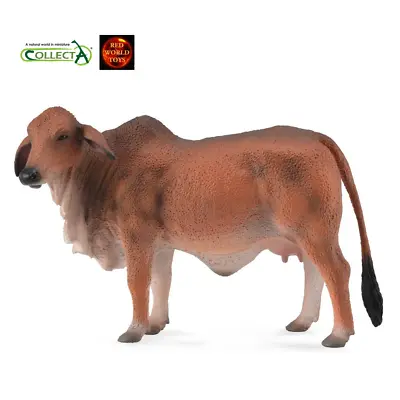 Brahman Red Cow Cattle Farm Animal Toy Model Figure By CollectA 88600 New • $14.21