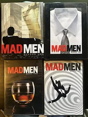 MAD MEN SEASONS 1 2 3 & 4 1-4 Used VG+ DVD Sets • $29.99