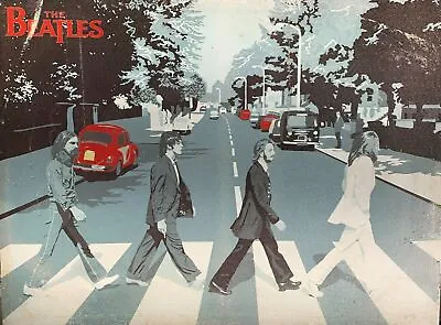 20th Century Beatles Abbey Road Pop Art Print On Canvas • £56.94