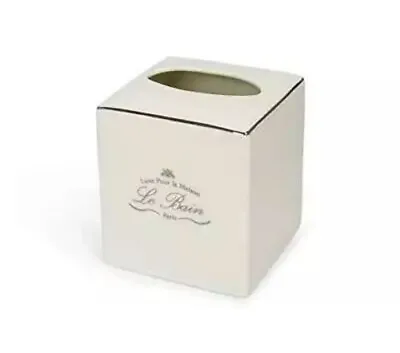 KASSATEX | Le Bain | White Porcelain | Tissue Box Holder • £48.65