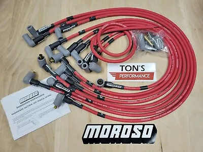 Moroso 73690 Ultra 40 8.65mm Spark Plug Wires Big Block Chevy BBC RED UNDER Head • $90.99