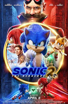 $17.45 • Buy MCPoster - Sonic The Hedgehog 2 Movie Poster Glossy Finish - PRM953
