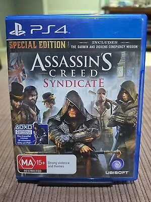Assassins Creed Syndicate - PS4 Playstation 4 Region 4 PAL Free Postage • $13.85