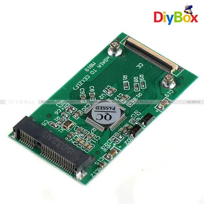 1.8“ 3.3V Mini MSATA PCI-E SSD To 40pin ZIF CE Cable Adapter Card For Win98/SE • $5.44