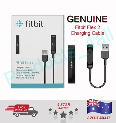 GENUINE Fitbit Flex 2 FB161RCC Charging Cable Black • $54.95