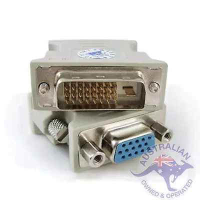 $5.70 • Buy 1 X DVI-D Male To VGA Female Socket Converter (001)