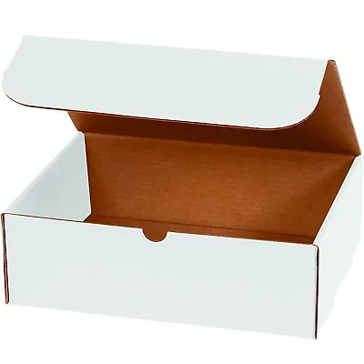 10x4x3 White Corrugated Shipping Mailers Packing Box Boxes Folding 100 To 1000 • $759.95