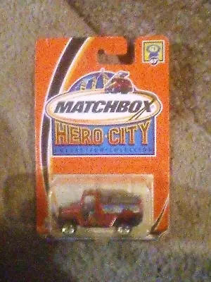 2002 Matchbox Hero City Collection #67 (red)  ALL-TERRAIN FIRE TANKER  • $0.99