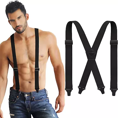 X Back Hidden Suspender Heavy Duty Work Suspenders Airport Friendly  • $20.67