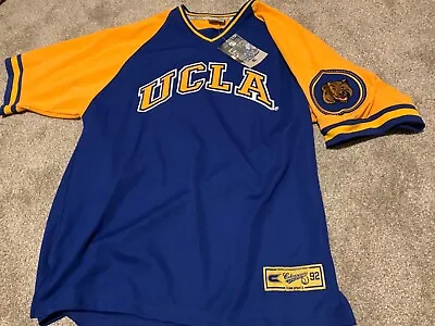 UCLA Embroidered W/ Bruin Patch On Sleeve Colosseum Jersey Size L • $25