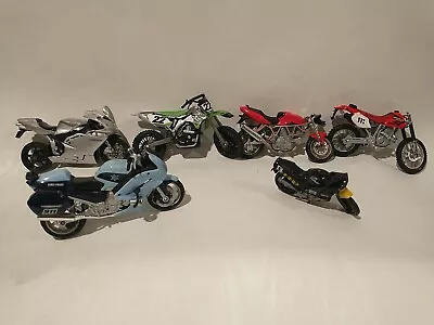Lot Of 6 Different Motorcycle Motorbikes All Have A Something Broken Off As Is • $17.06