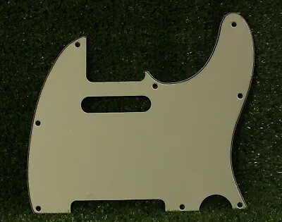 Telecaster Pickguard For Std USA Fender Tele - Mint Ivory • $19.75