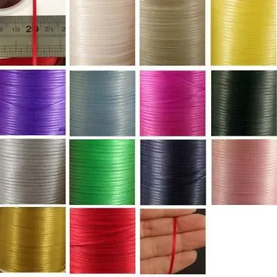 2mm Thin / Miniature Double Faced Satin Ribbon X 10mtrs Modelling / Dolls House • £4.95