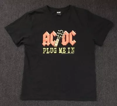 AC/DC Gibson Guitar Plug Me In T-shirt - Large • $34