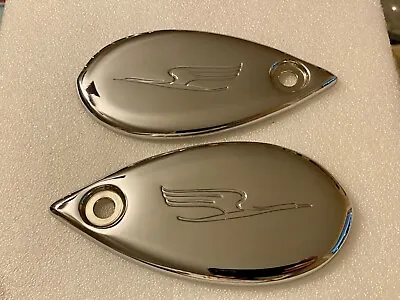 Harley 1930-57 Knucklehead Chrome Bird Springer Fork Rocker Covers Buco Superior • $189.95