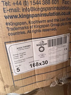 £40 • Buy Kingspan Kooltherm P101 Pipe Insulation