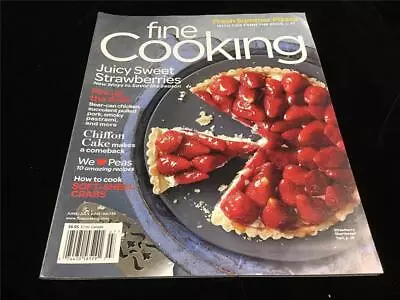 Fine Cooking Magazine June/July 2015 Juicy Sweet Strawberries Chiffon Cake • $10