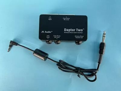 Jk Audio Daptor 2 Wireless Phone Audio Interface |097-4365624 • $50