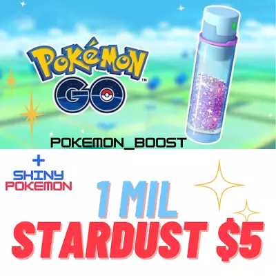 Pokemon || 1 Million Stardust | Farming | Fast And Safe • $5