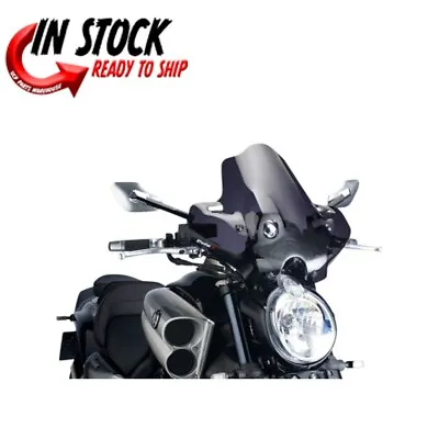 Puig Racing Windscreen Dark Smoke Fits Yamaha VMX1700 VMAX 2009-2020 4952F • $205.38